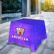 Custom Square Table Covers - Full Color | https://www.bestnamebadges.com