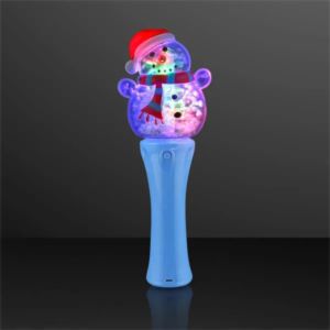 Cute Snowman Light Toy, Deluxe Spin Wand