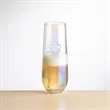 Miami Stemless Flute - Deep Etch | https://www.bestnamebadges.com