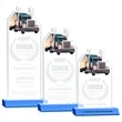 Longhaul Award - Sky Blue | https://www.bestnamebadges.com