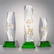 President VividPrint™ Award on Base - Green | https://www.bestnamebadges.com