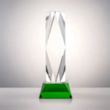 President Award on Base - Green | https://www.bestnamebadges.com