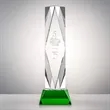 President Award on Base - Green | https://www.bestnamebadges.com