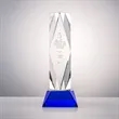President Award on Base - Blue | https://www.bestnamebadges.com