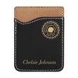 Black & Gold Leatherette Phone Wallet | https://www.bestnamebadges.com