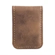 Rustic & Gold Leatherette Money Clip | https://www.bestnamebadges.com