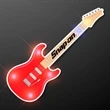Red Guitar Flashing LED Light Pin | https://www.bestnamebadges.com