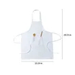 Custom Polyester Apron With Pocket Adjustable Cooking Bib | https://www.bestnamebadges.com