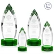 Fortier Award on Base - Green | https://www.bestnamebadges.com