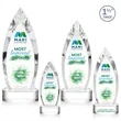Fortier VividPrint™ Award on Base - Clear | https://www.bestnamebadges.com