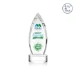 Fortier VividPrint™ Award on Base - Clear | https://www.bestnamebadges.com