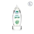 Fortier VividPrint™ Award on Base - Clear | https://www.bestnamebadges.com