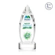 Fortier VividPrint™ Award on Base - Clear | https://www.bestnamebadges.com