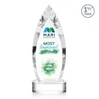 Fortier VividPrint™ Award on Base - Clear | https://www.bestnamebadges.com