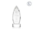 Fortier Award on Base - Clear | https://www.bestnamebadges.com