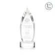 Fortier Award on Base - Clear | https://www.bestnamebadges.com