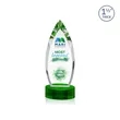 Fortier VividPrint™ Award on Base - Green | https://www.bestnamebadges.com