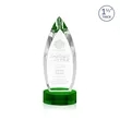 Fortier Award on Base - Green | https://www.bestnamebadges.com