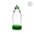 Fortier Award on Base - Green | https://www.bestnamebadges.com