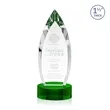 Fortier Award on Base - Green | https://www.bestnamebadges.com
