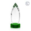 Fortier Award on Base - Green | https://www.bestnamebadges.com
