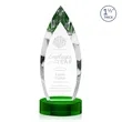 Fortier Award on Base - Green | https://www.bestnamebadges.com