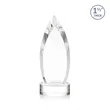 Fortier VividPrint™ Award on Base - Clear | https://www.bestnamebadges.com