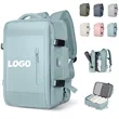 55L Business Large Capacity Expanded Travel USB Backpack | https://www.bestnamebadges.com