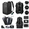 55L Business Large Capacity Expanded Travel USB Backpack | https://www.bestnamebadges.com