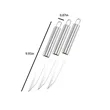 Durable 26 Piece Stainless Steel BBQ Grill Tool Set In Case | https://www.bestnamebadges.com