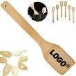 Natural Eco Friendly Bamboo Cooking Spatula Spoon Utensil | https://www.bestnamebadges.com