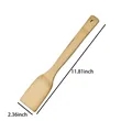 Natural Eco Friendly Bamboo Cooking Spatula Spoon Utensil | https://www.bestnamebadges.com