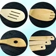 Natural Eco Friendly Bamboo Cooking Spatula Spoon Utensil | https://www.bestnamebadges.com