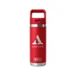YETI® Rambler® 18 oz Water Bottle with Color-Matched Str... | https://www.bestnamebadges.com