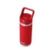 YETI® Rambler® 18 oz Water Bottle with Color-Matched Str... | https://www.bestnamebadges.com