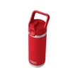 YETI® Rambler® 18 oz Water Bottle with Color-Matched Str... | https://www.bestnamebadges.com