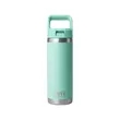YETI® Rambler® 18 oz Water Bottle with Color-Matched Str... | https://www.bestnamebadges.com