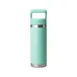 YETI® Rambler® 18 oz Water Bottle with Color-Matched Str... | https://www.bestnamebadges.com