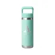 YETI® Rambler® 18 oz Water Bottle with Color-Matched Str... | https://www.bestnamebadges.com