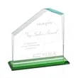 Fairmont Award - Green | https://www.bestnamebadges.com