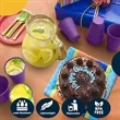 7oz Disposable Plastic Party Cups In Assorted Colors | https://www.bestnamebadges.com
