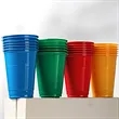 7oz Disposable Plastic Party Cups In Assorted Colors | https://www.bestnamebadges.com