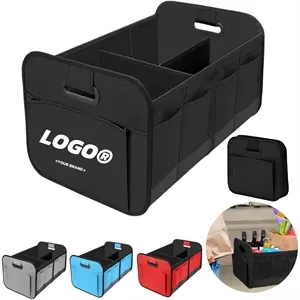 65L Collapsible Multi Compartment Car Organizer Foldable Bag