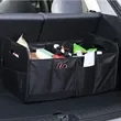 65L Collapsible Multi Compartment Car Organizer Foldable Bag | https://www.bestnamebadges.com
