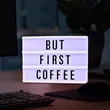 6" x 4" Mini Cinema Marquee USB LED Lightbox | https://www.bestnamebadges.com
