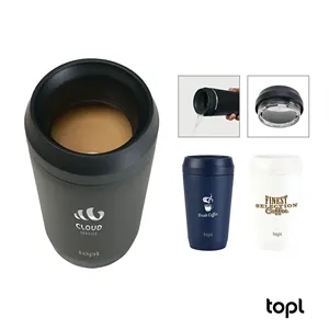 TOPL® 12 oz. Double Wall, Recycled Stainless Steel 360deg... | https://www.bestnamebadges.com