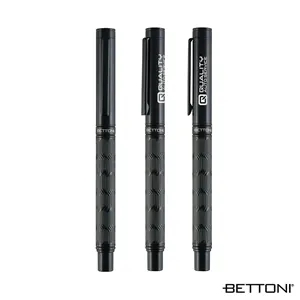 Bettoni® Torino Brass Cap-Off Rollerball Pen | https://www.bestnamebadges.com