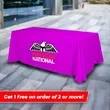 Custom Rectangle Table Covers - Full Color | https://www.bestnamebadges.com