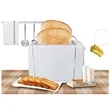 Compact Bread Toaster Dual Slot Breakfast Kitchen Appliance | https://www.bestnamebadges.com