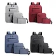 3 Piece USB Charging Backpack Set For Business And School | https://www.bestnamebadges.com
